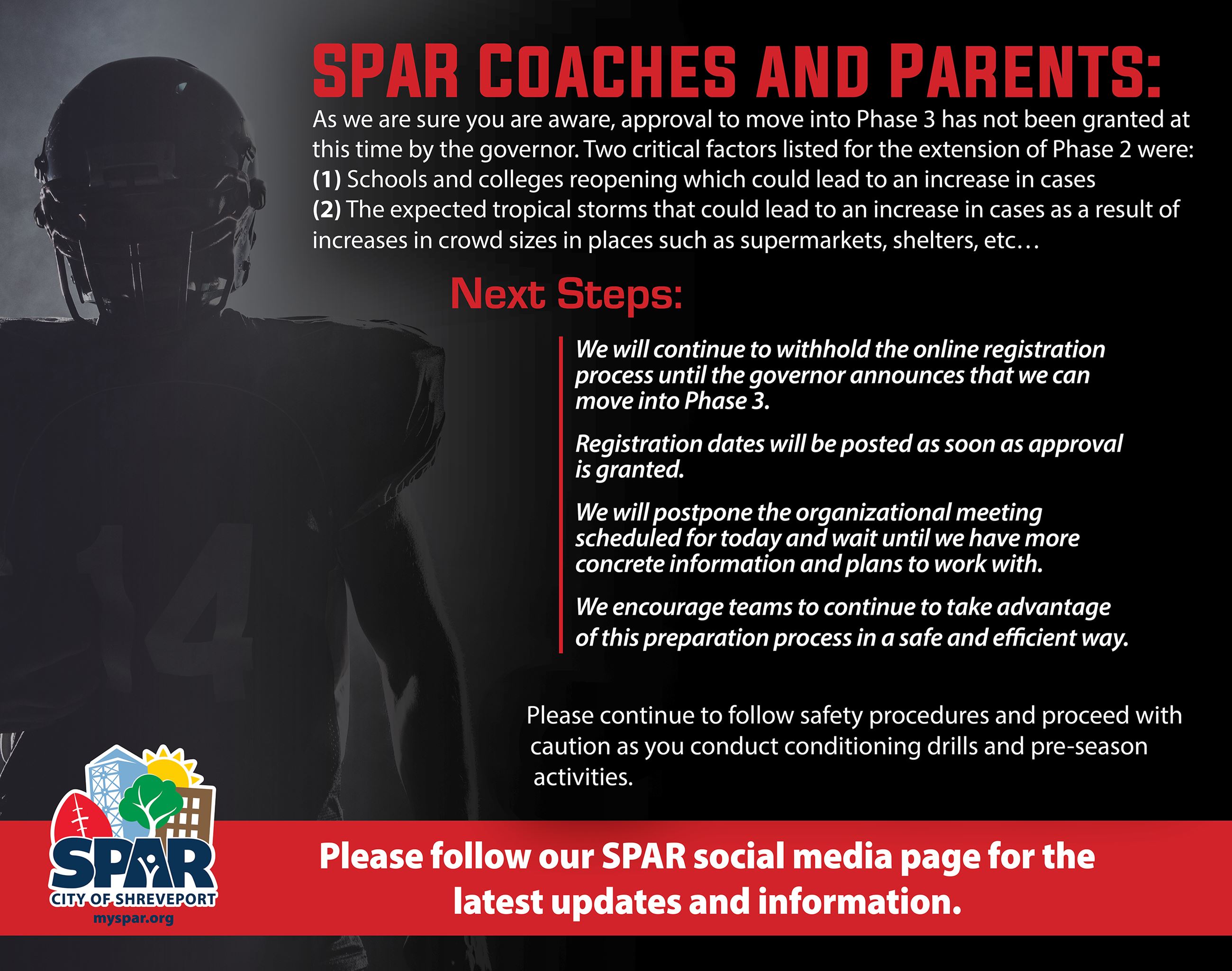 2020 Delayed Sports Registration FB