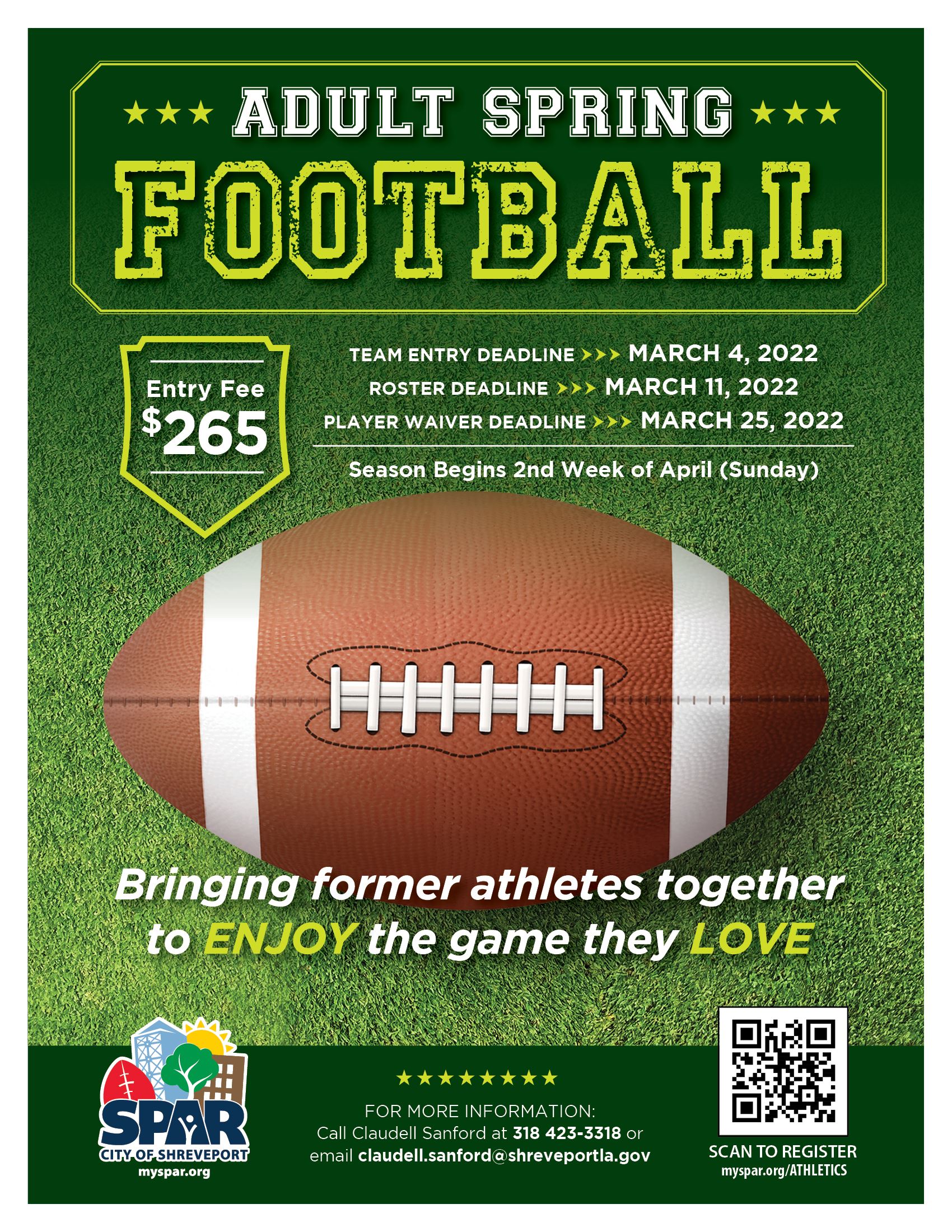 2022 Adult Spring Football