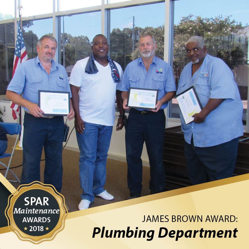 James Brown Award: Plumbing Department