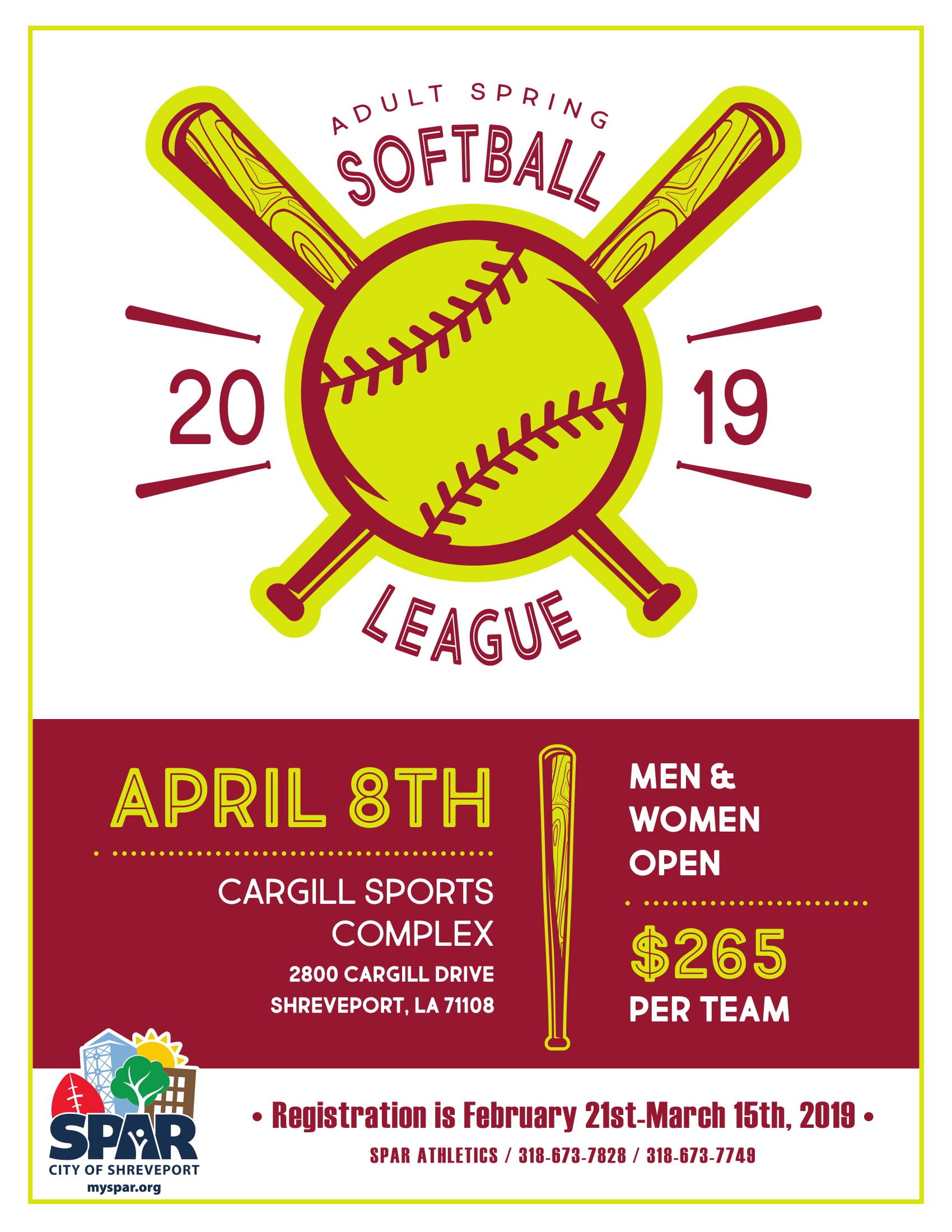 2019 Adult Spring Softball